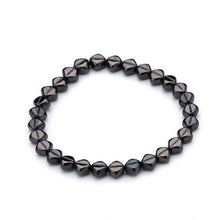 Load image into Gallery viewer, Men Obsidian Stone Bracelet