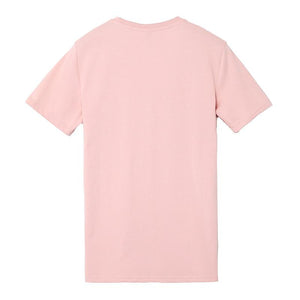Fashionable pink t-shirt with a print
