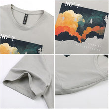 Load image into Gallery viewer, Short sleeve fashion printed t-shirt