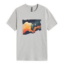 Load image into Gallery viewer, Short sleeve fashion printed t-shirt