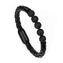 Load image into Gallery viewer, Men Beaded Leather Bracelet