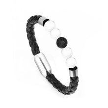 Load image into Gallery viewer, Men Beaded Leather Bracelet