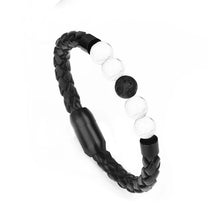 Load image into Gallery viewer, Men Beaded Leather Bracelet