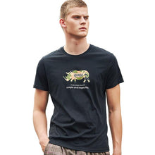 Load image into Gallery viewer, Men&#39;s t-shirt printed rhinoceros