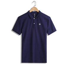 Load image into Gallery viewer, Polo shirt solid color short sleeve