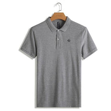 Load image into Gallery viewer, Polo shirt solid color short sleeve