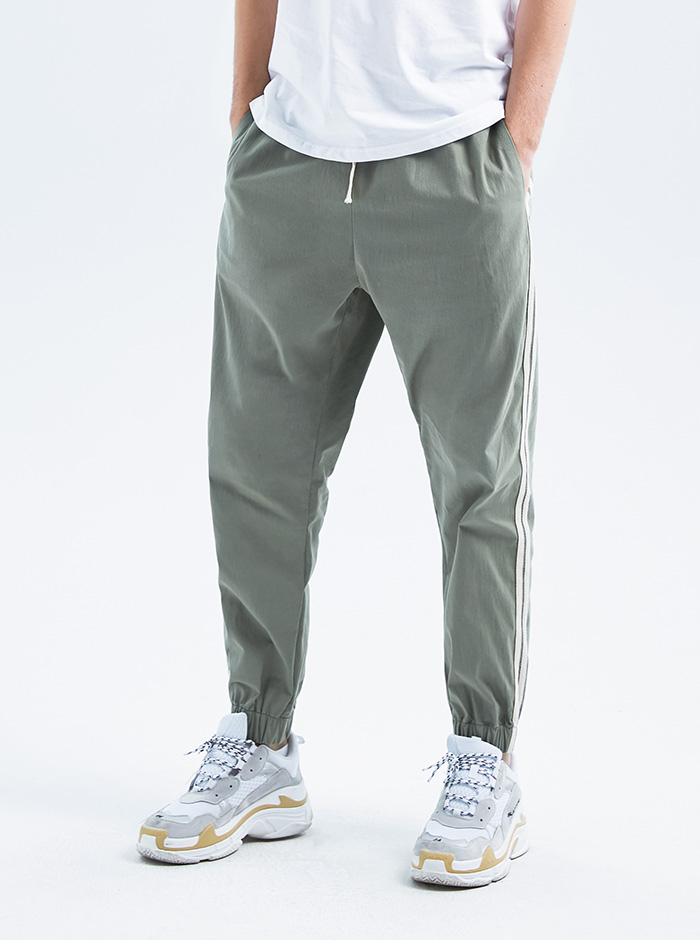 Casual slim fit pants men