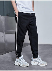 Casual slim fit pants men