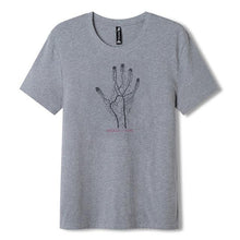 Load image into Gallery viewer, Men&#39;s summer cotton t-shirt with hand print