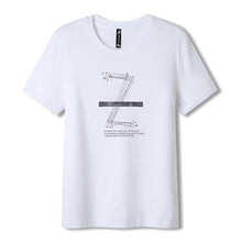 Load image into Gallery viewer, Summer t-shirt with print ZZZ