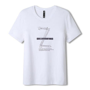 Summer t-shirt with print ZZZ