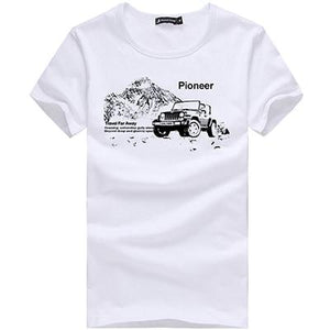 Summer t-shirt with print Travel Far Away