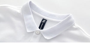 Polo shirt solid color short sleeve