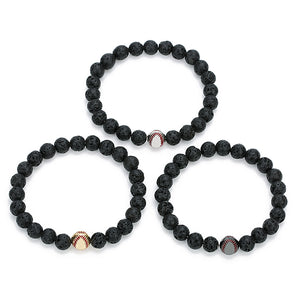 Tess Men Baseball Bracelet