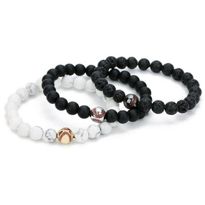 Tess Men Baseball Bracelet