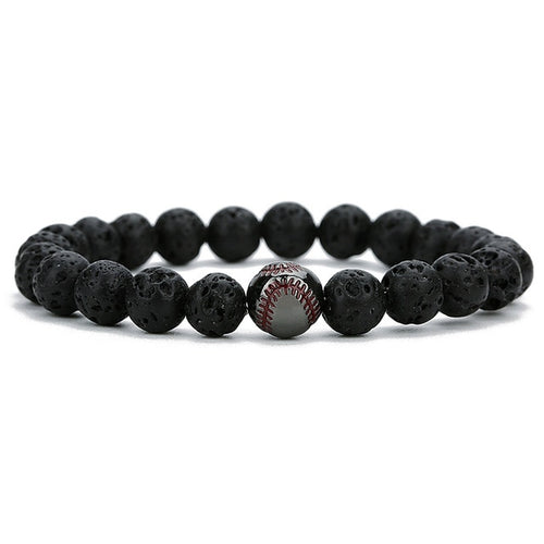 Tess Men Baseball Bracelet