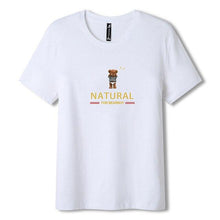 Load image into Gallery viewer, T-shirt with print Natural